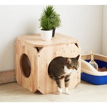 Cheska Rubberwood Stool